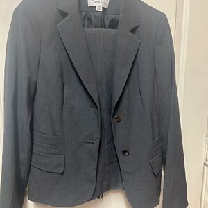Calvin Klein Ladies Gray Suit